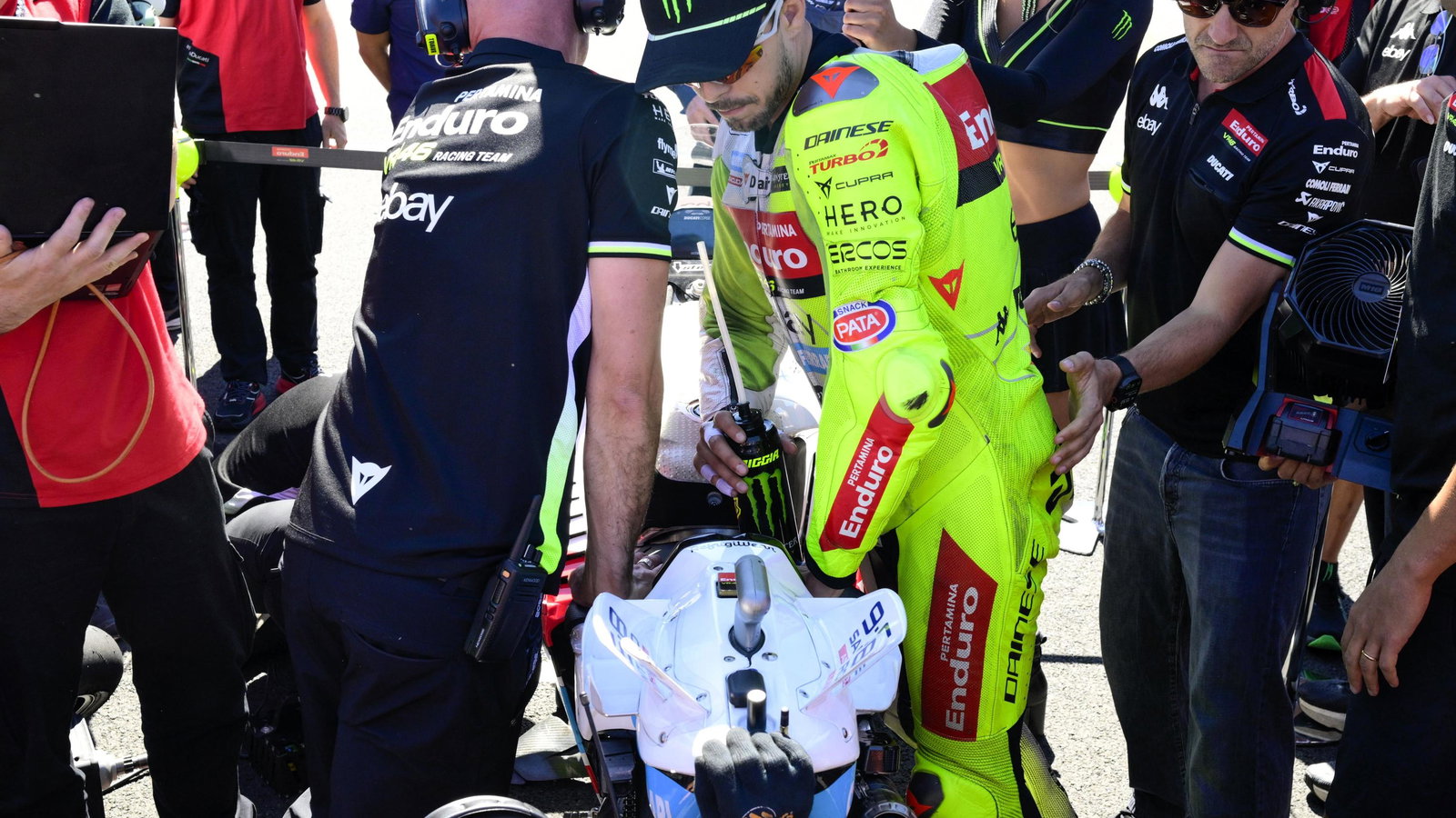 Fabio di Giannantonio, bike problem, 2025 Hungarian MotoGP