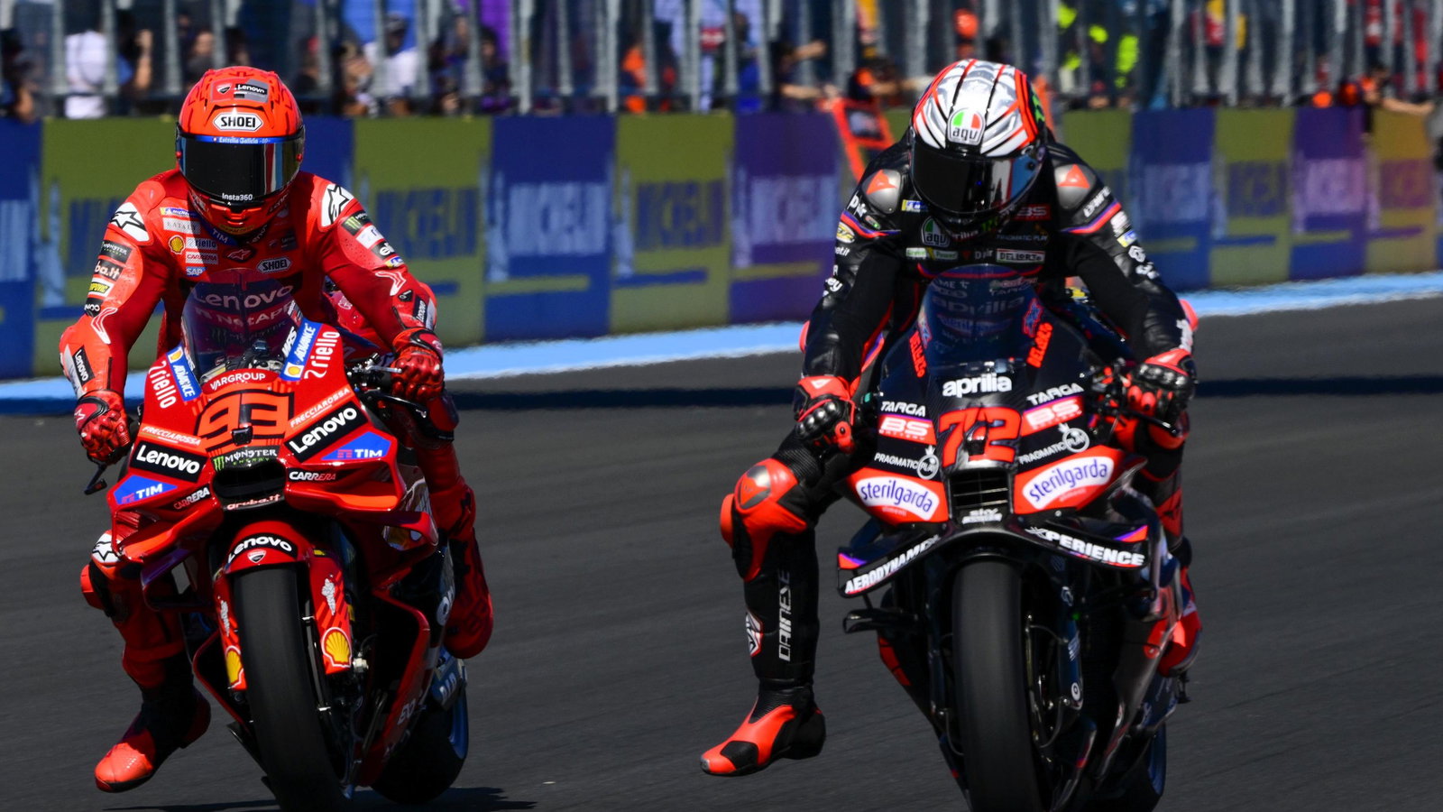 Marc Marquez, Marco Bezzecchi, 2025 Hungarian MotoGP