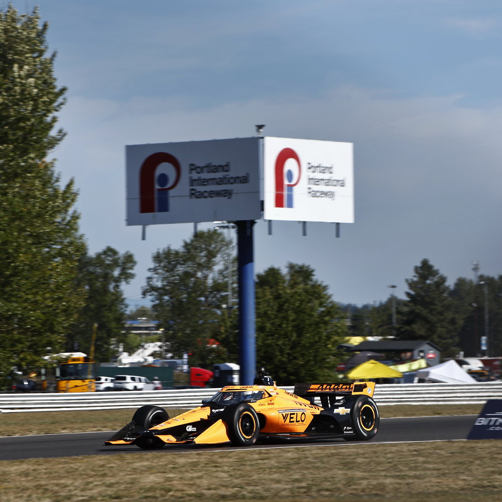 Christian Lundgaard at the 2025 IndyCar Grand Prix of Portland.