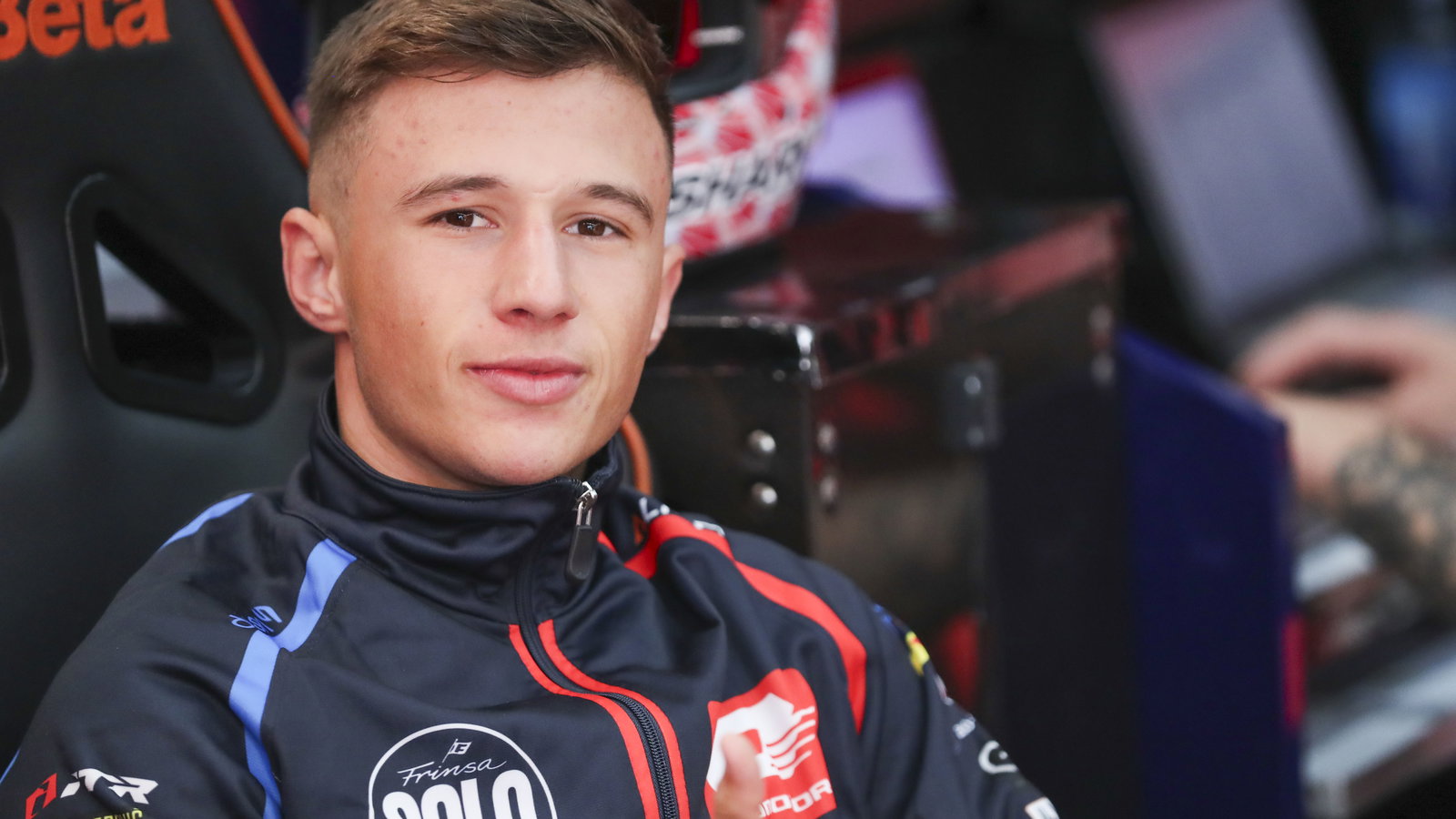 Sergio Garcia, 2025 Moto2 Spanish Grand Prix, pit box. Credit: Gold and Goose.