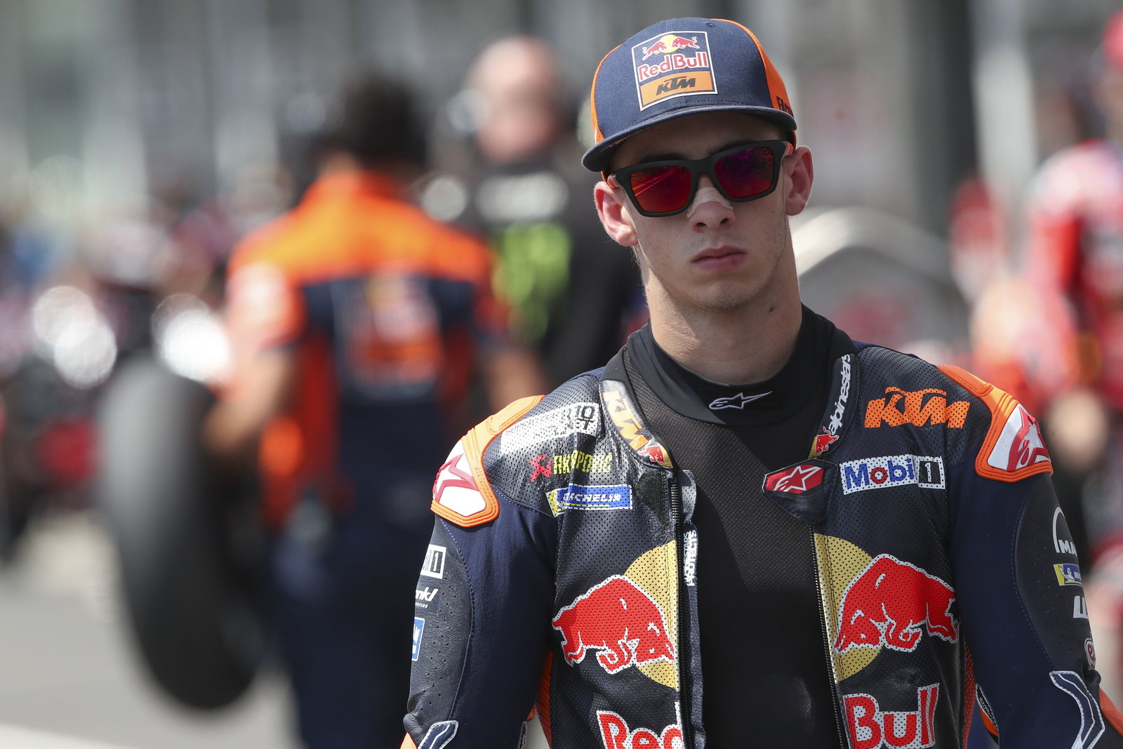 Pedro Acosta, 2025 MotoGP Czech Grand Prix, pit lane. Credit: Gold and Goose.