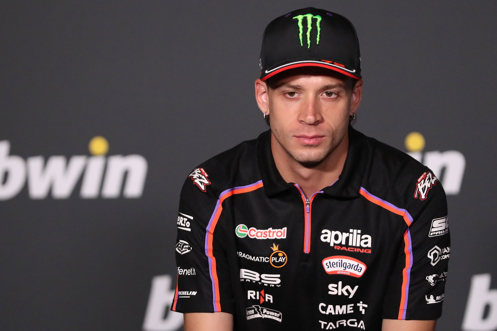 Marco Bezzecchi, 2025 MotoGP Austrian Grand Prix, press conference. Credit: Gold and Goose.