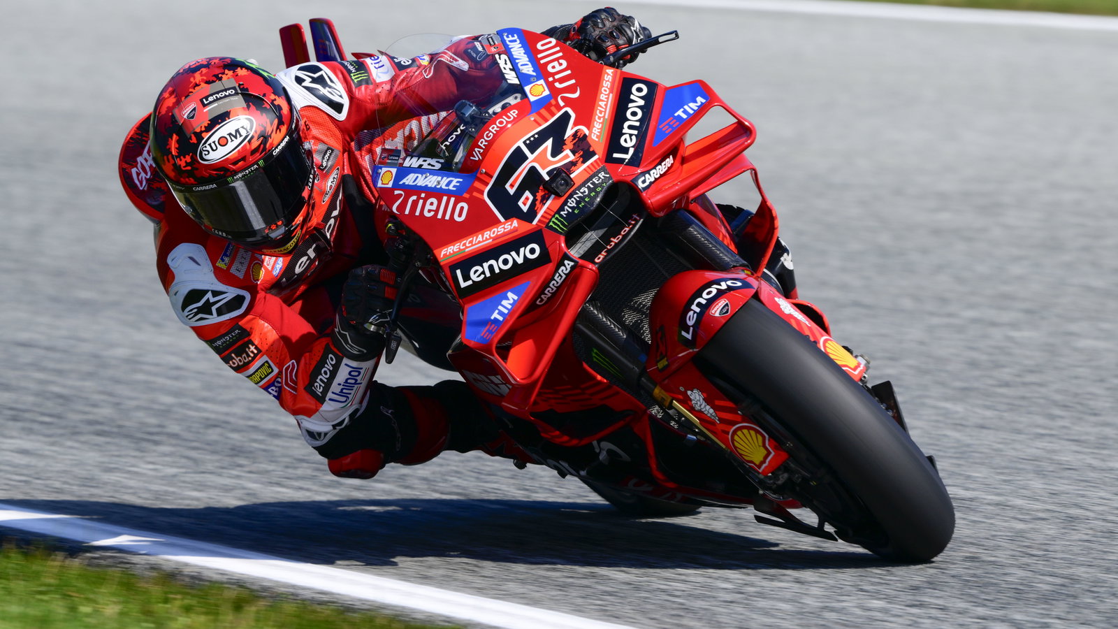 Francesco Bagnaia, 2025 MotoGP Austrian Grand Prix. Credit: Gold and Goose.