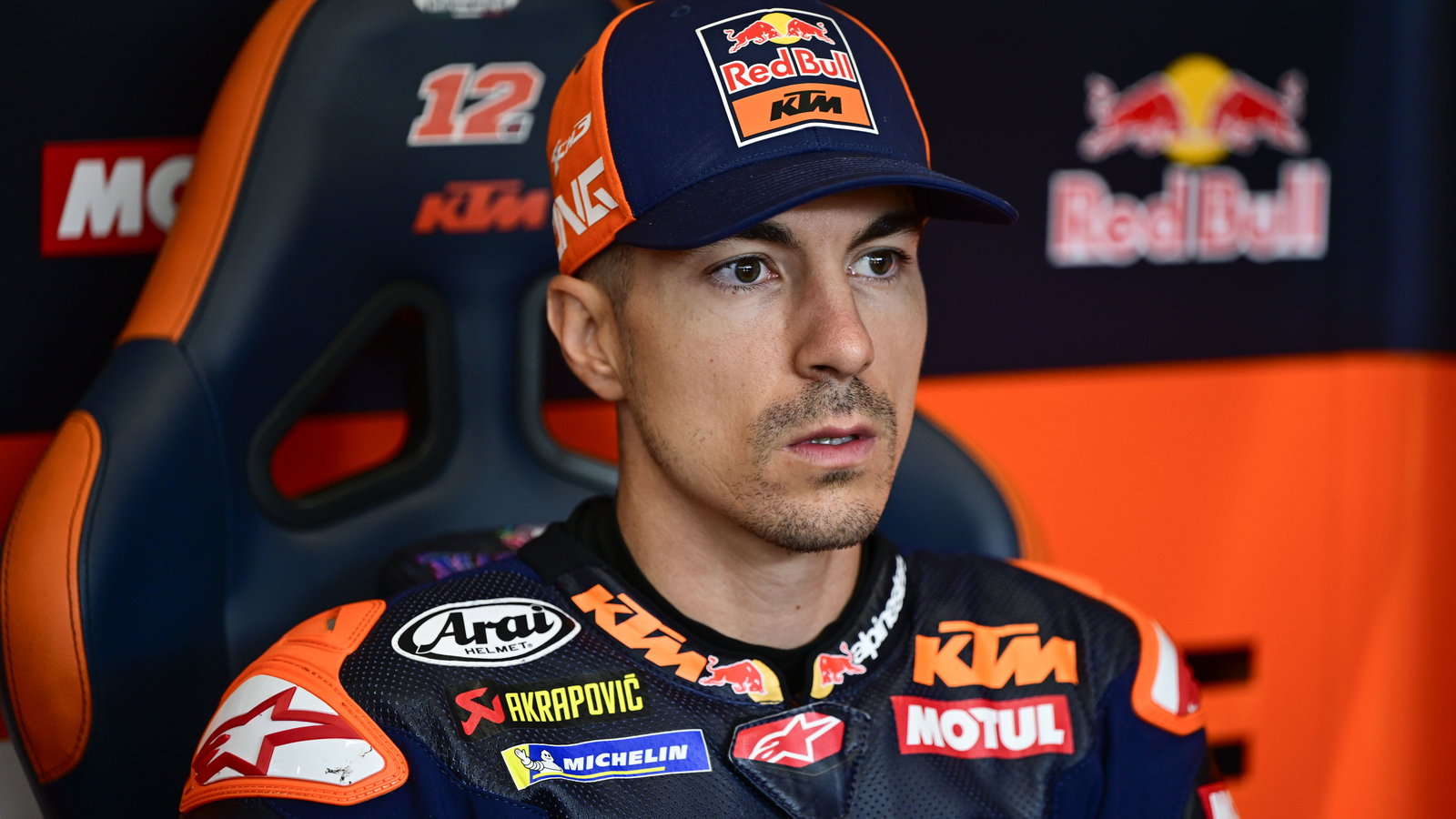 Maverick Vinales, 2025 MotoGP Austrian Grand Prix, pit box. Credit: Gold and Goose.