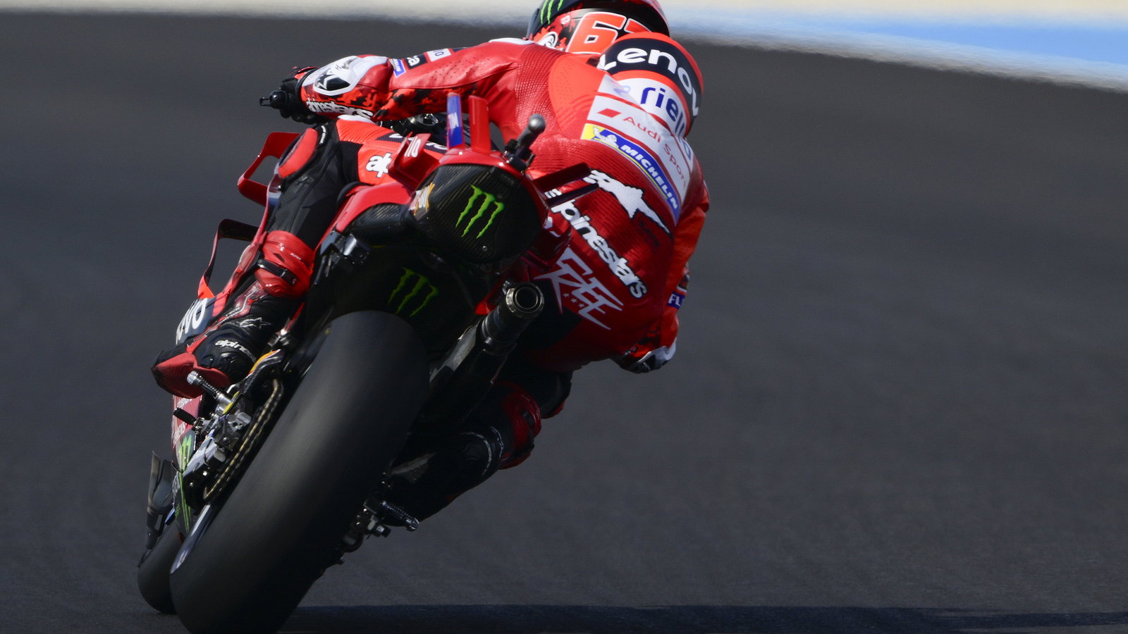 Francesco Bagnaia, 2025 MotoGP Hungarian Grand Prix. Credit: Gold and Goose.