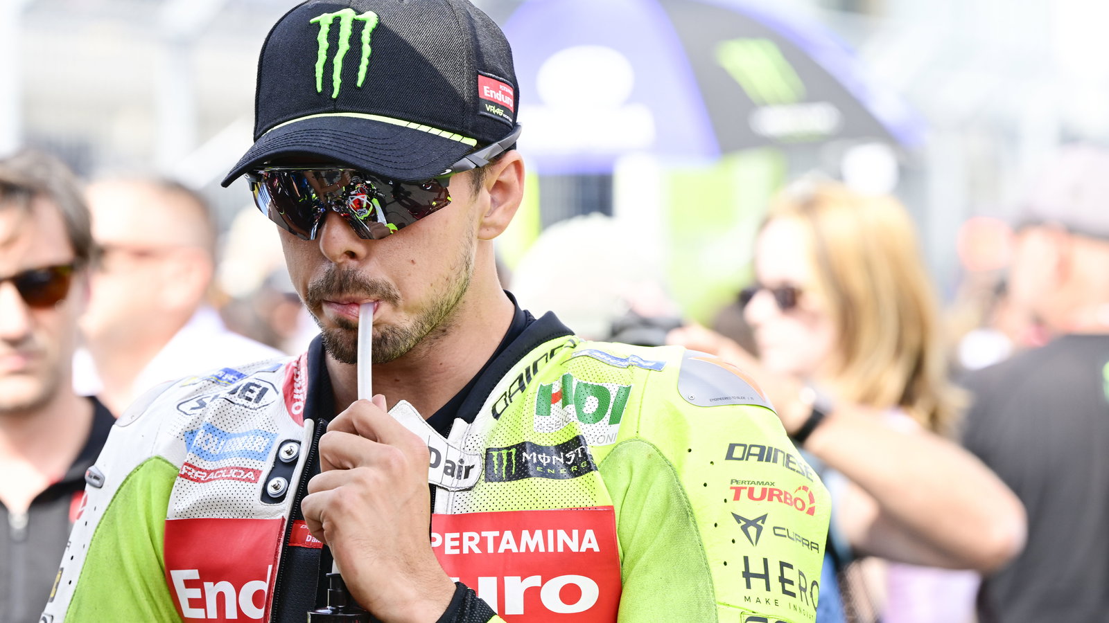 Fabio Di Giannantonio, 2025 MotoGP Hungarian Grand Prix, grid. Credit: Gold and Goose.