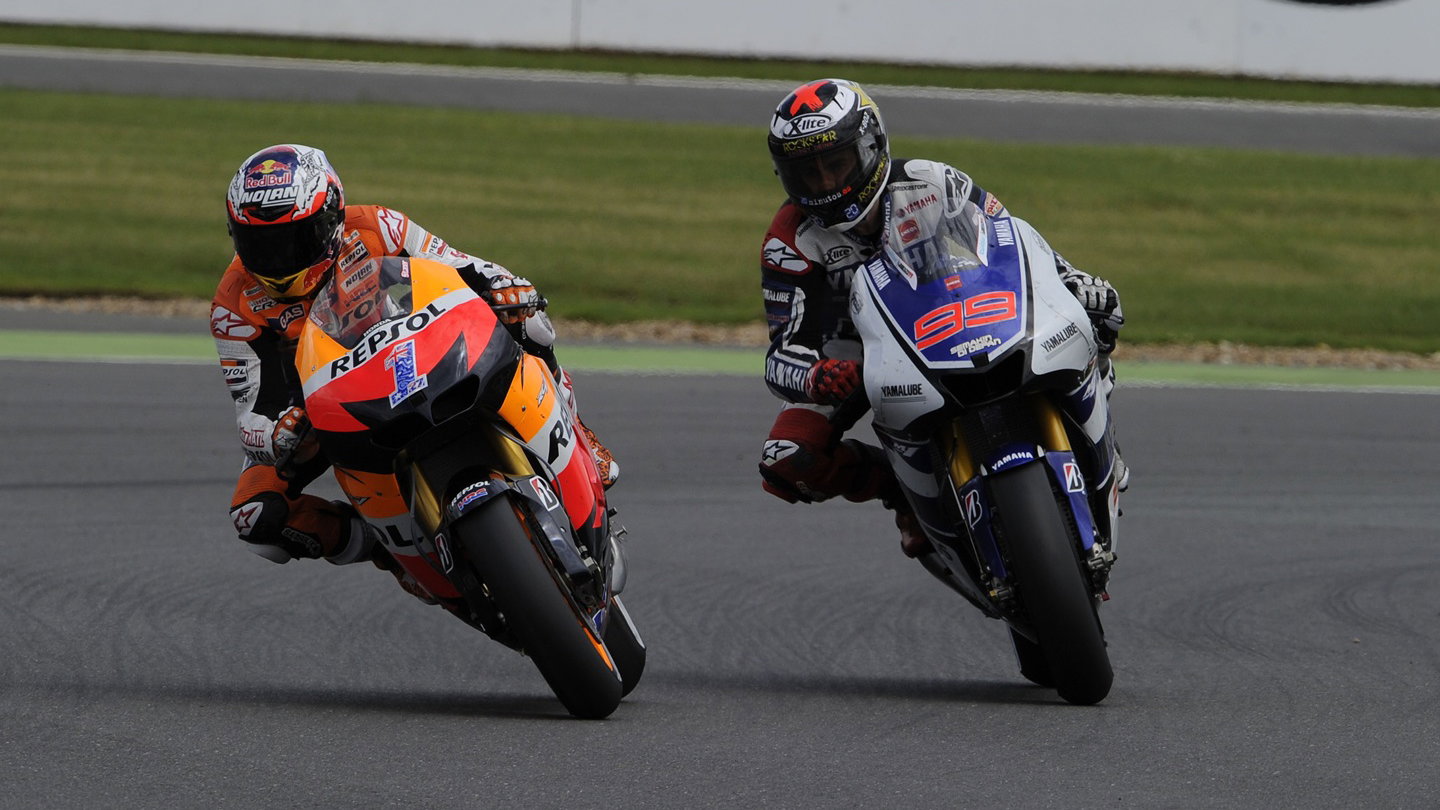 Casey Stoner and Jorge Lorenzo