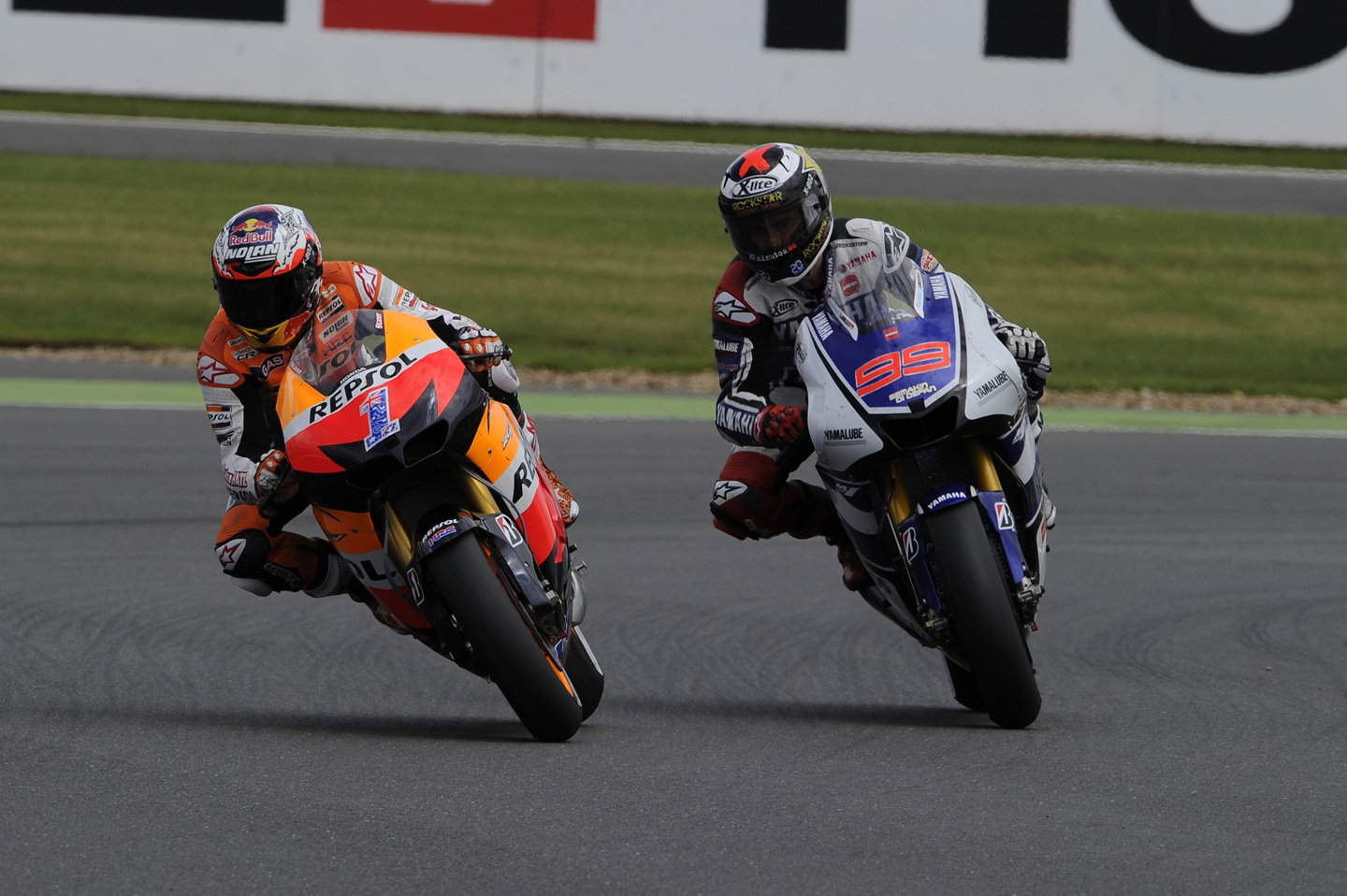 Casey Stoner and Jorge Lorenzo