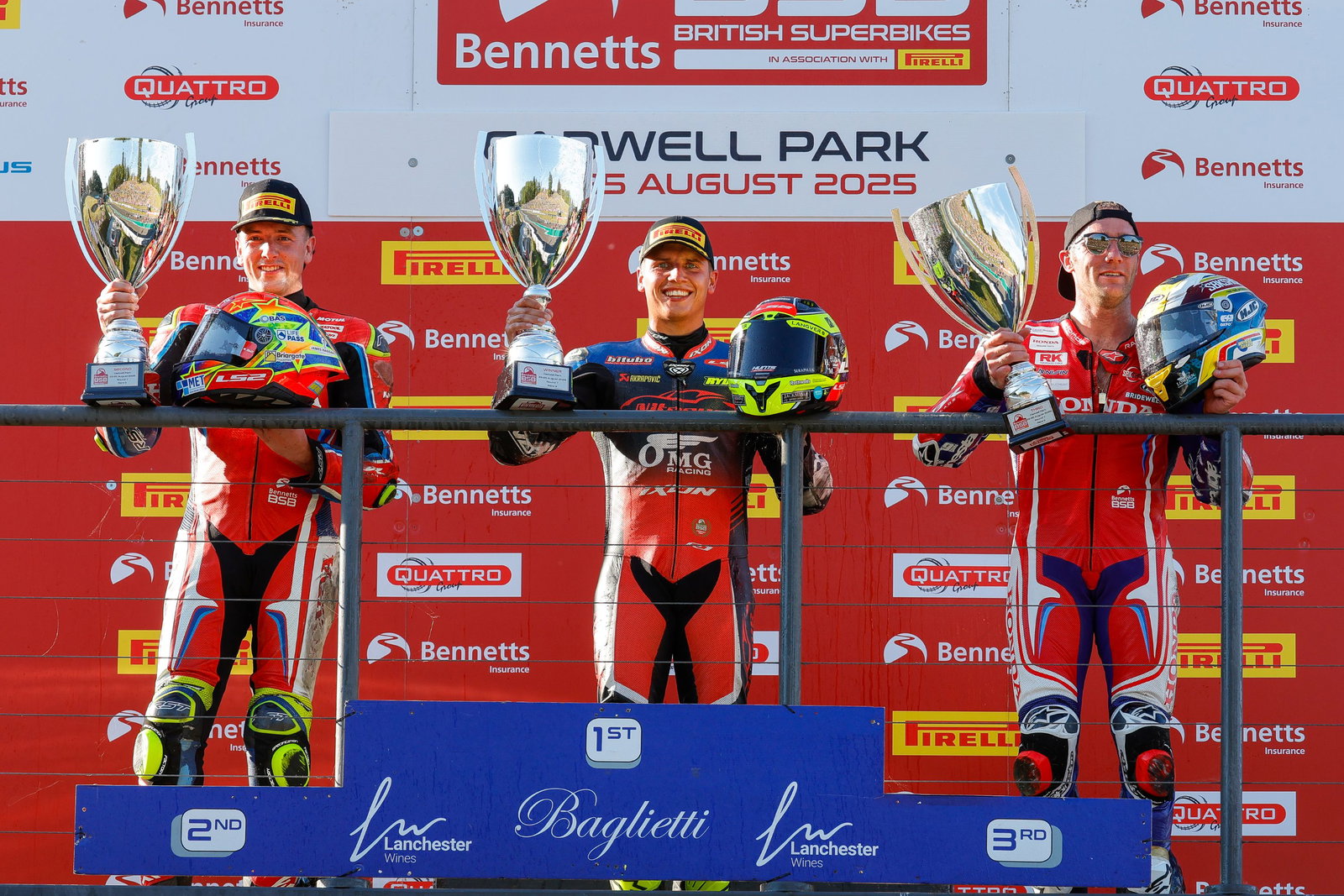 Kyle Ryde, Andrew Irwin, Tommy Bridewell, Cadwell Park, 2025, Race 3
