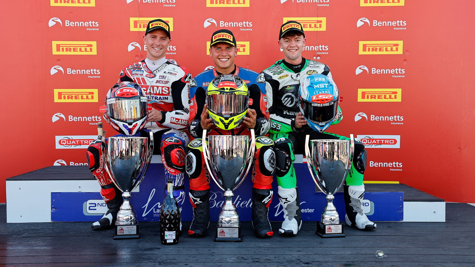 Kyle Ryde, Danny Kent, Max Cook, BSB, 2025, Thruxton, Race One