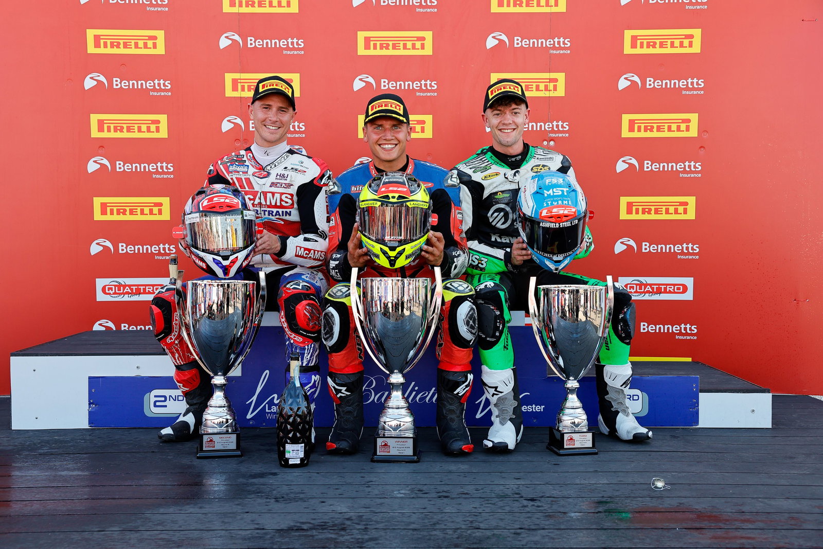 Kyle Ryde, Danny Kent, Max Cook, BSB, 2025, Thruxton, Race One