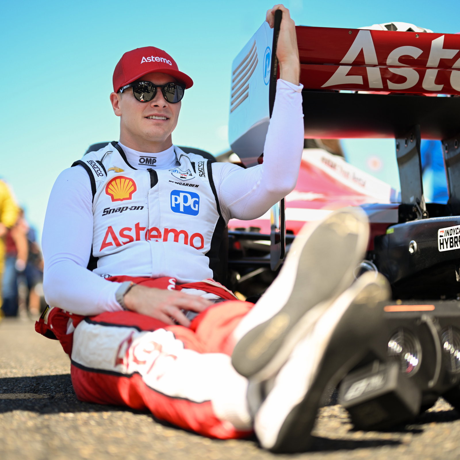 Josef Newgarden set the fastest lap time in Practice One at Milwaukee.