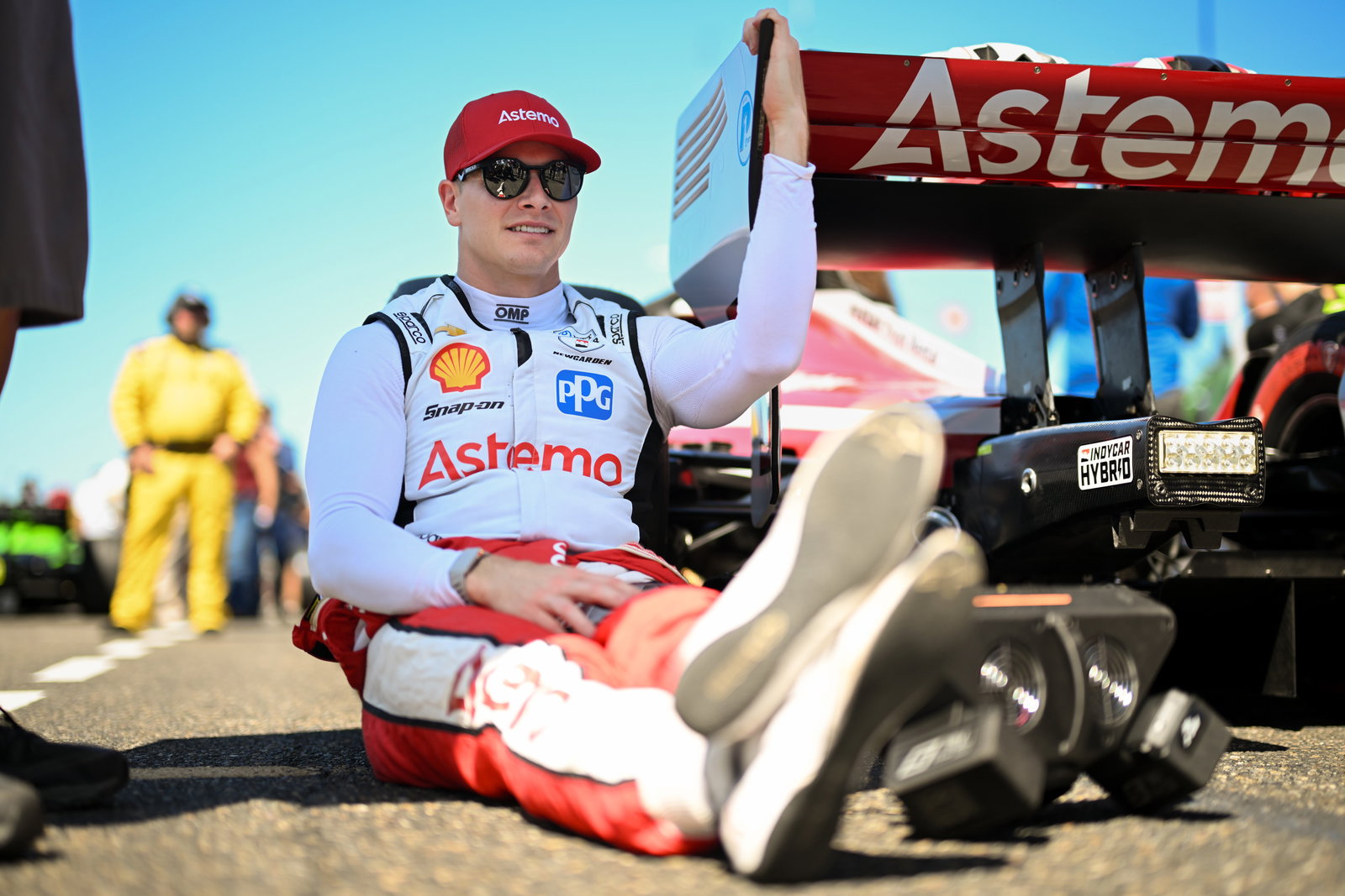 Josef Newgarden set the fastest lap time in Practice One at Milwaukee.