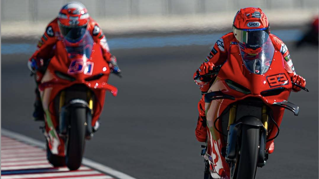 Marc Marquez, Michele Pirro, Balaton Park track day