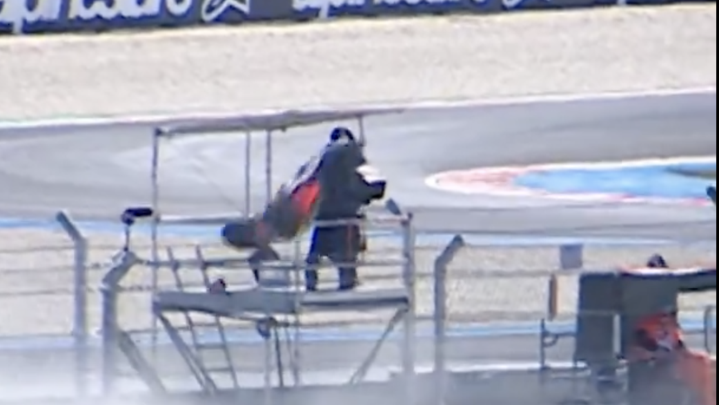 Pedro Acosta crash, 2025 Hungarian MotoGP