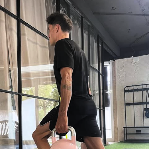 Aleix Espargaro in training ten days after fractured Vertebrae (@AleixEspargaro Instagram)