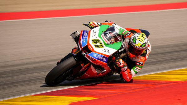 Axel Bassani, 2025 WorldSBK Aragon Test. Credit: Bimota by Kawasaki Racing Team.