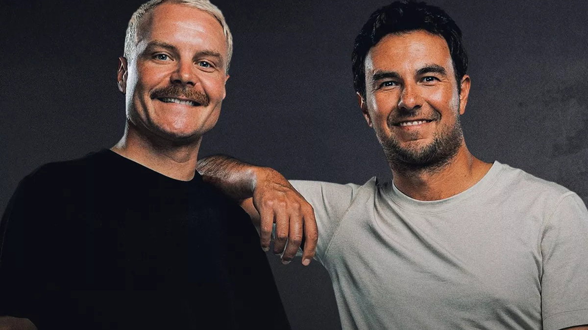 Sergio Perez and Valtteri Bottas