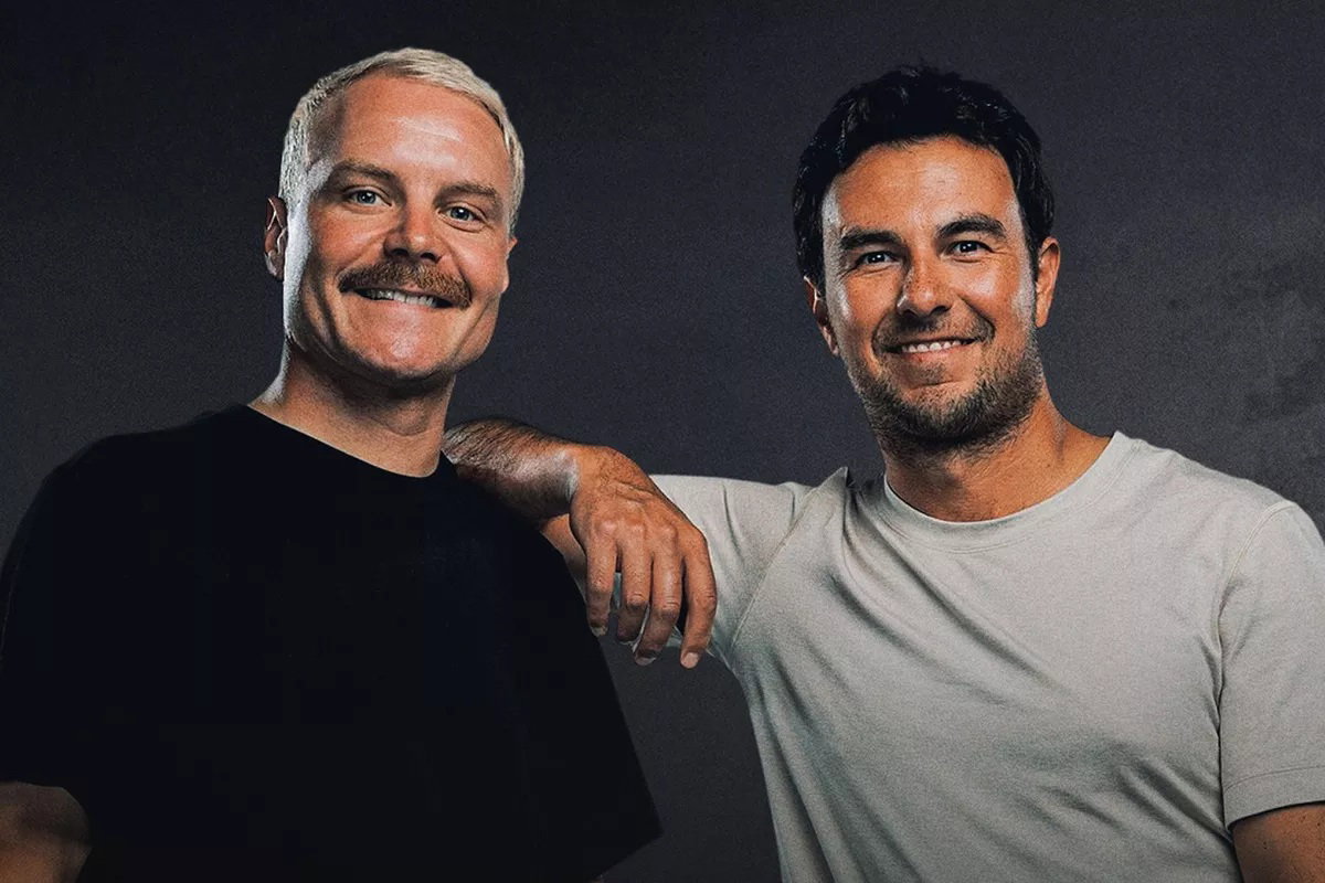 Sergio Perez and Valtteri Bottas