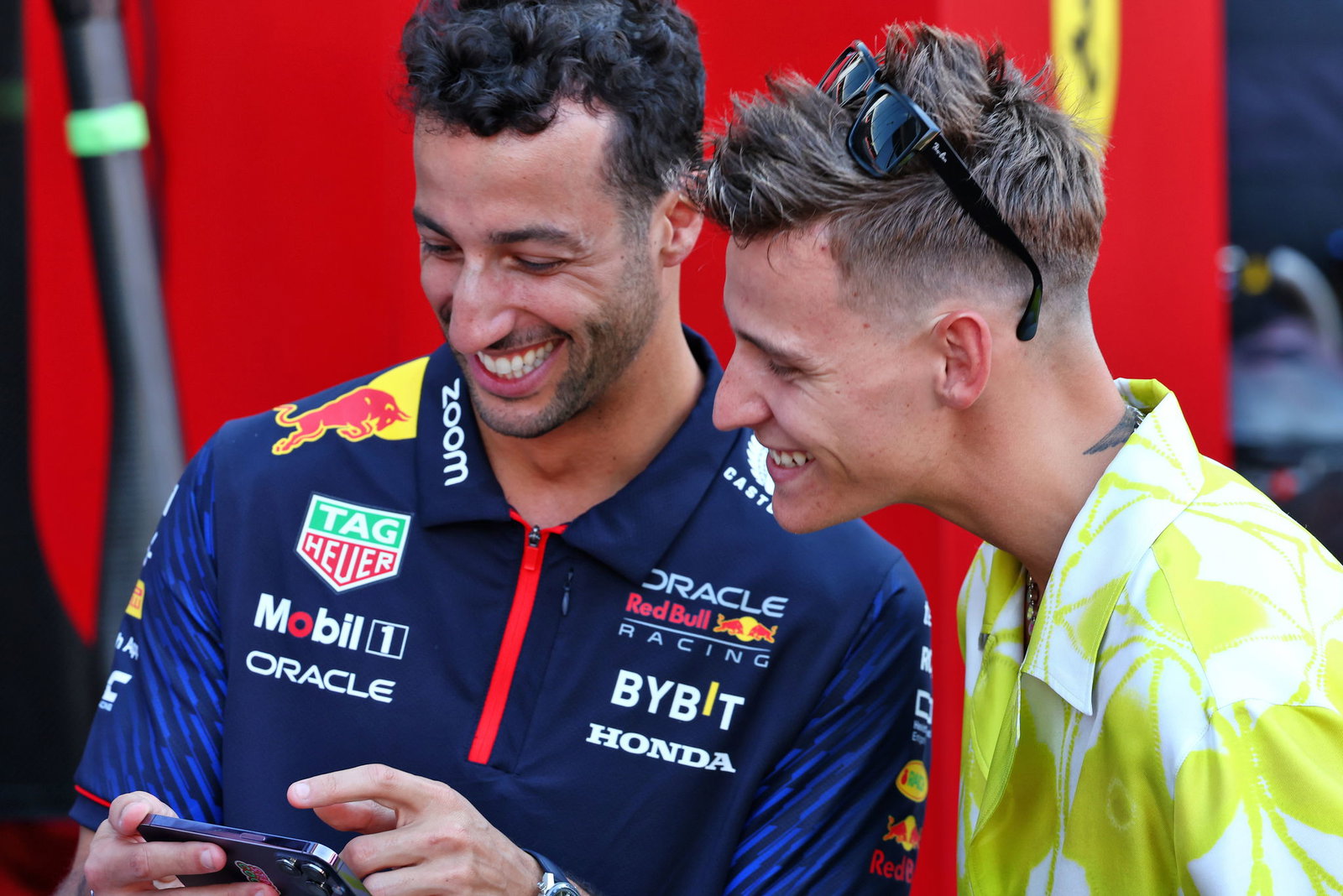 Ex-F1 driver Daniel Ricciardo and Fabio Quartararo