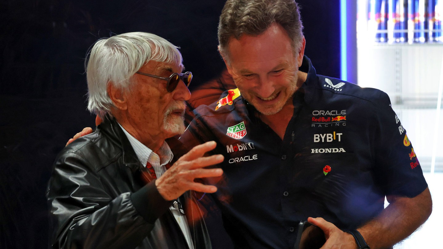 Christian Horner and Bernie Ecclestone