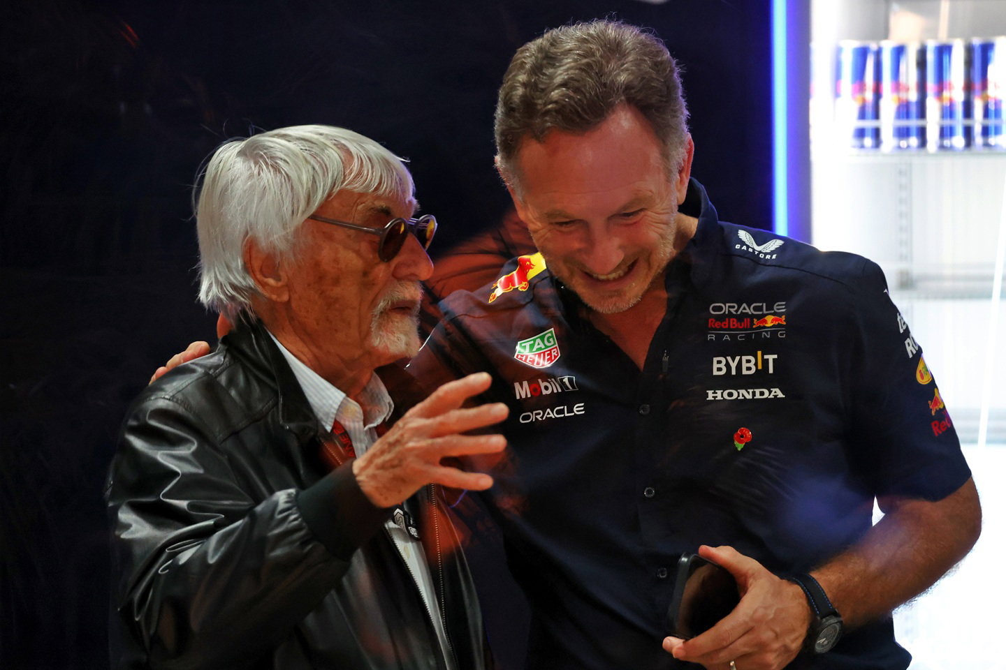 Christian Horner and Bernie Ecclestone