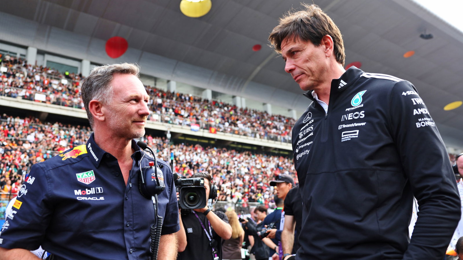 Christian Horner and Toto Wolff 