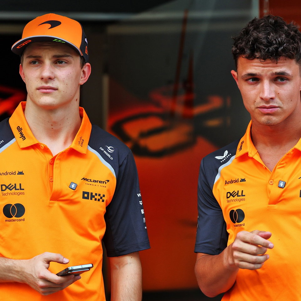Lando Norris and Oscar Piastri