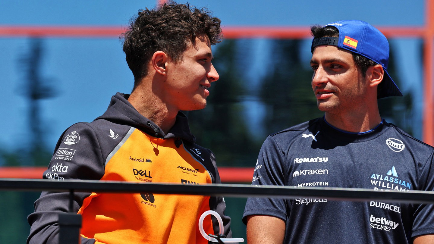 Lando Norris and Oscar Piastri