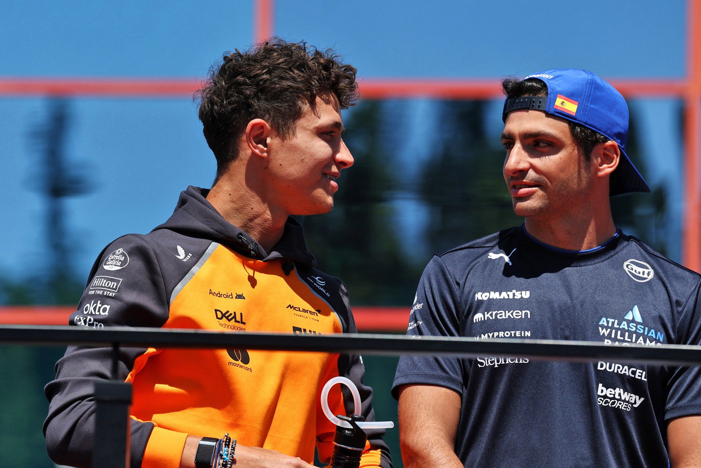 Lando Norris and Oscar Piastri