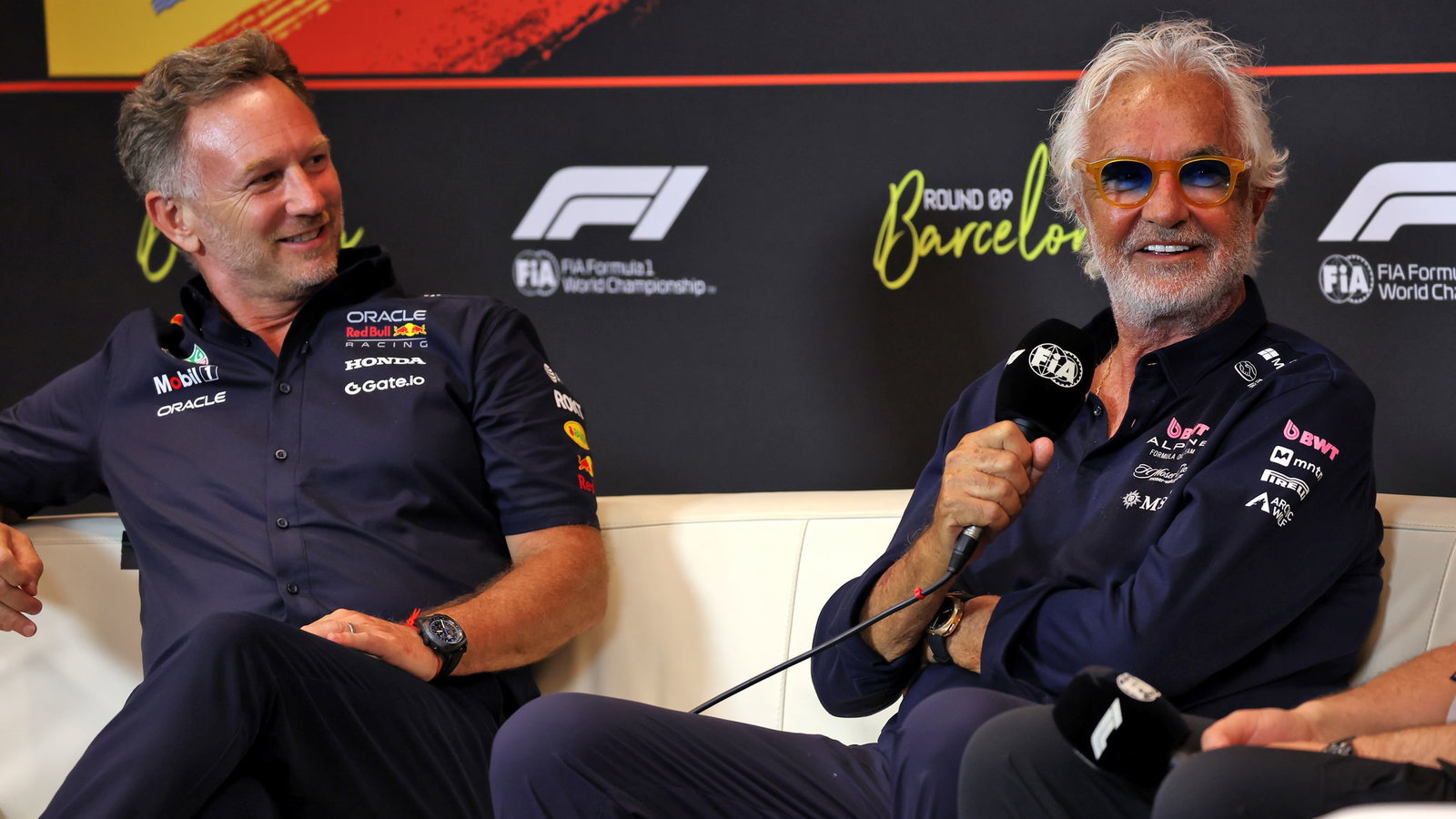 Christian Horner and Flavio Briatore 