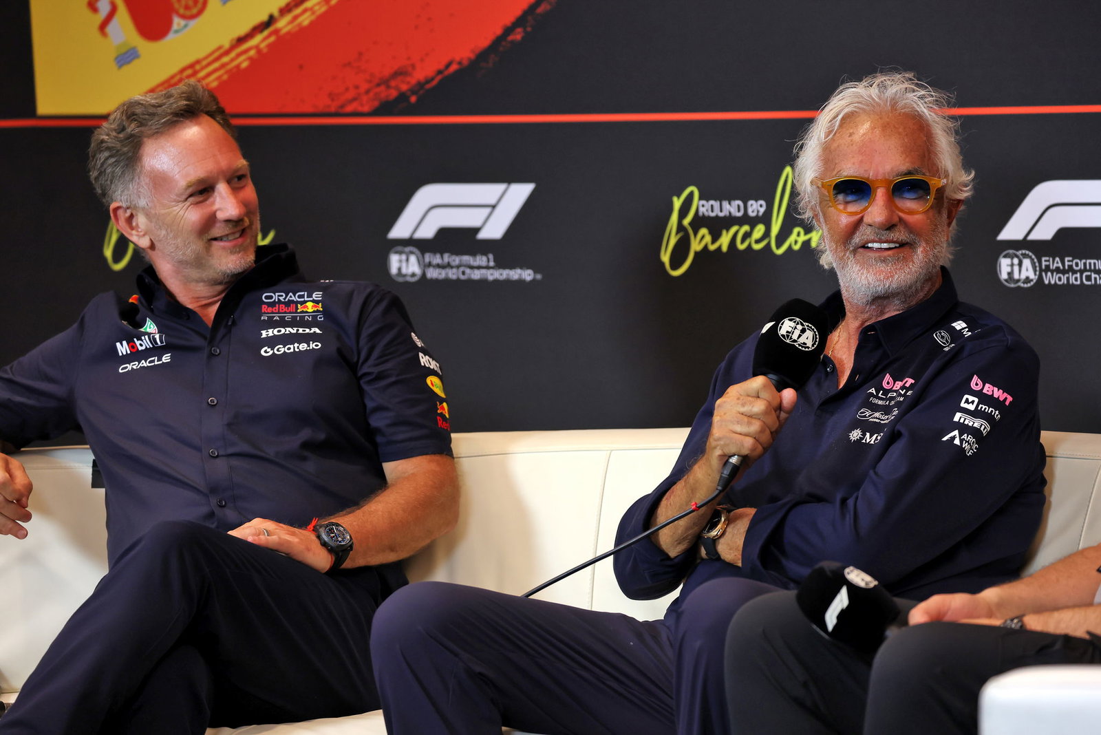 Christian Horner and Flavio Briatore 