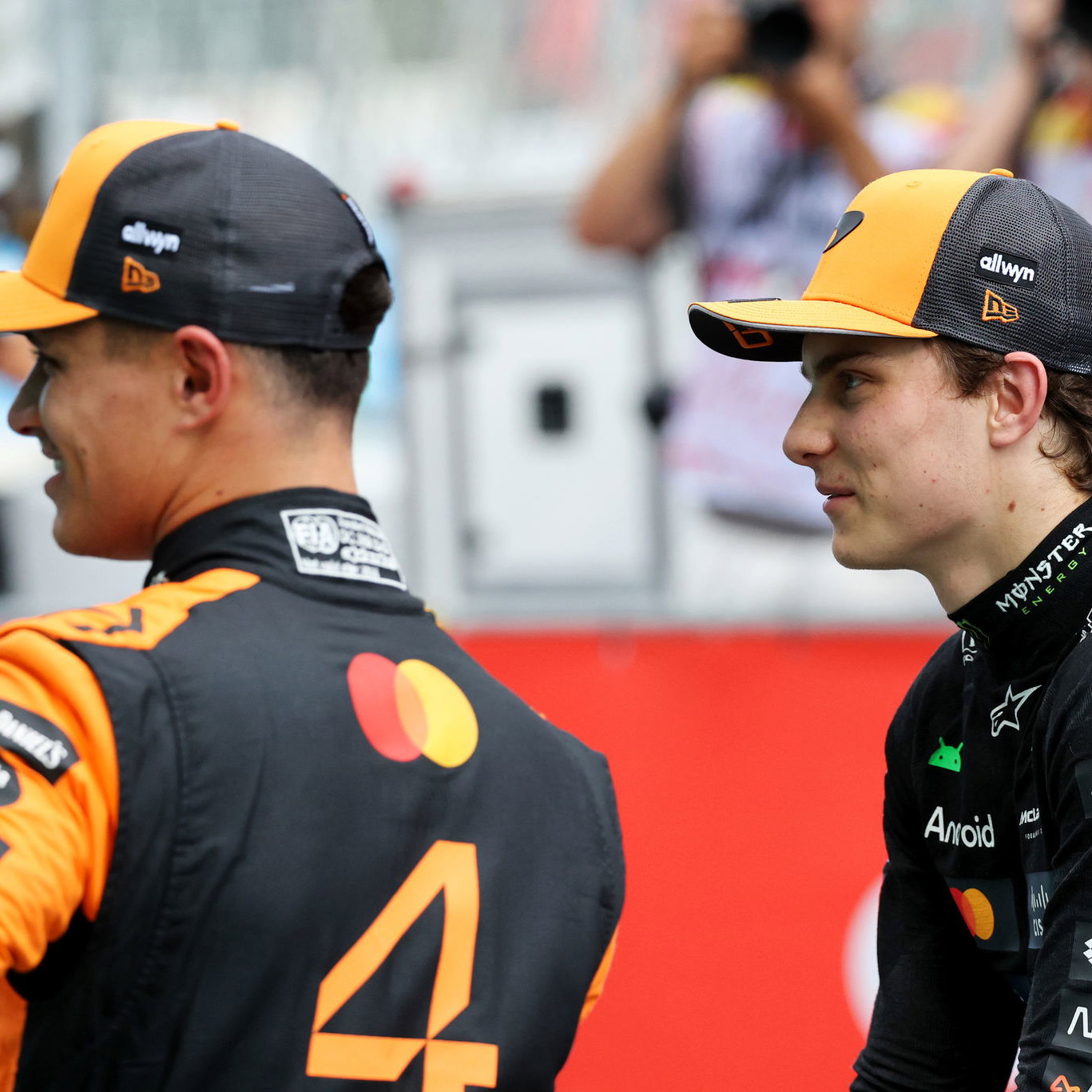 Lando Norris and Oscar Piastri 