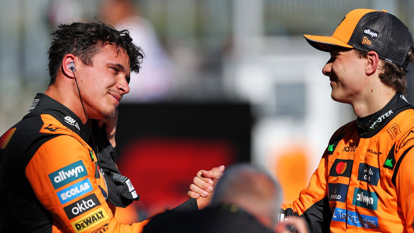 Lando Norris and Oscar Piastri