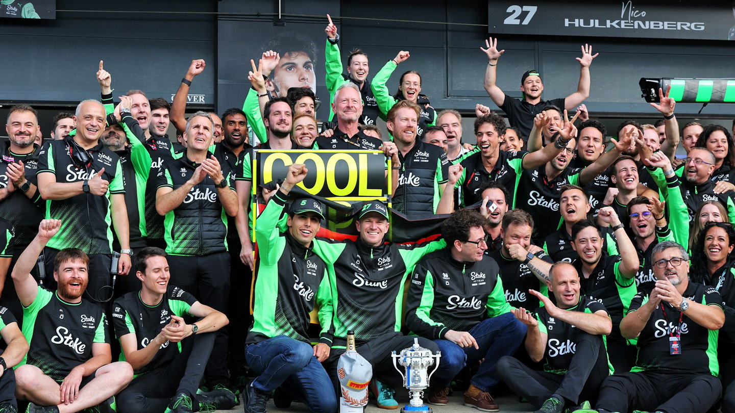 Gabriel Bortoleto and Nico Hulkenberg, Sauber
