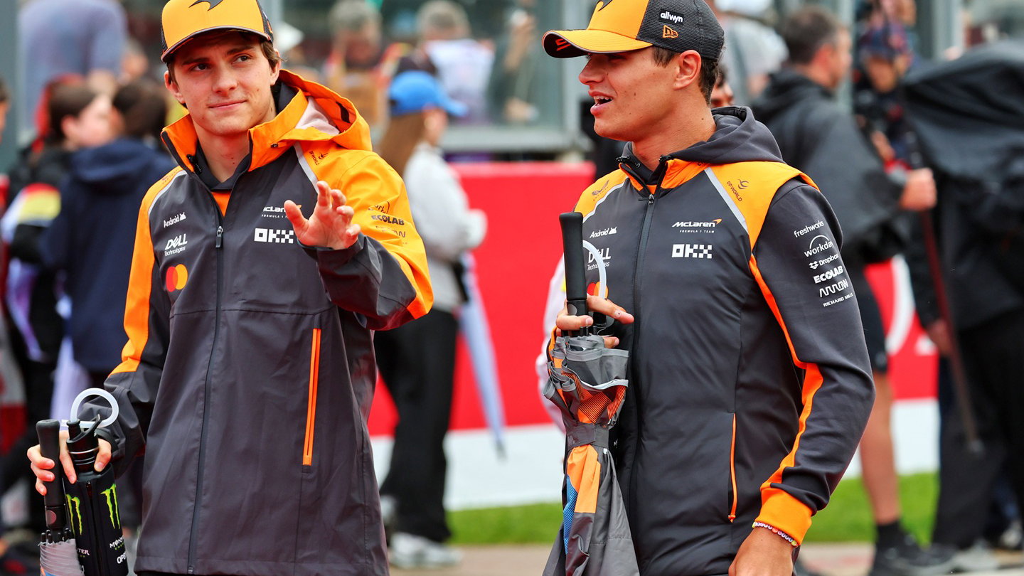 Lando Norris and Oscar Piastri