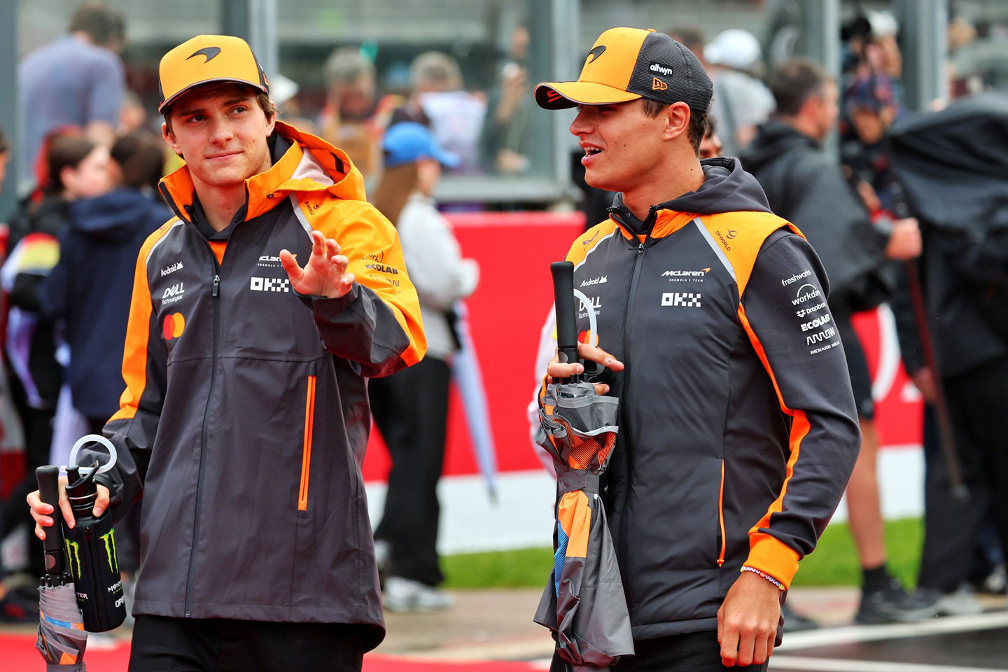 Lando Norris and Oscar Piastri
