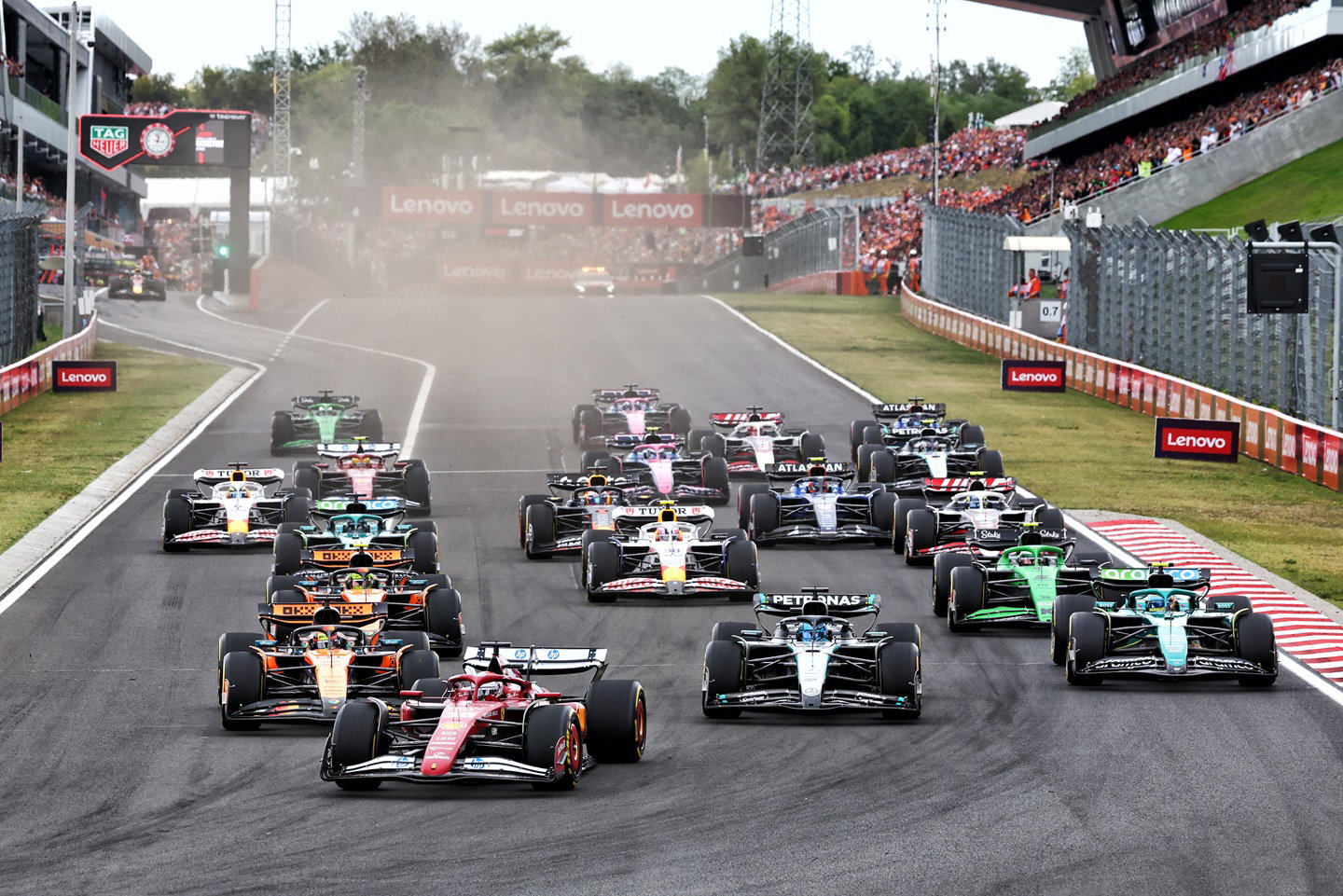 Hungary race start