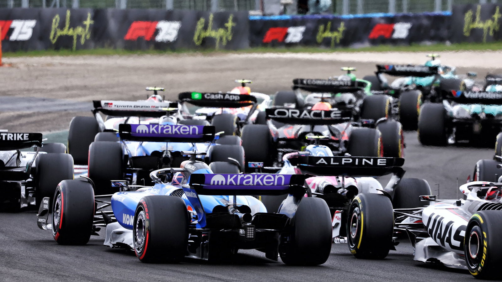 Start of the Hungarian Grand Prix 