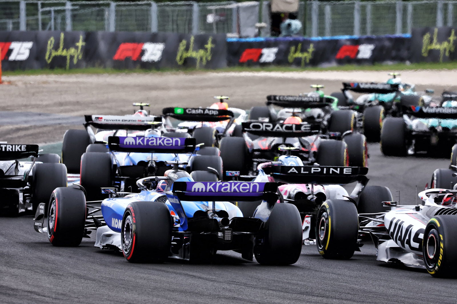Start of the Hungarian Grand Prix 