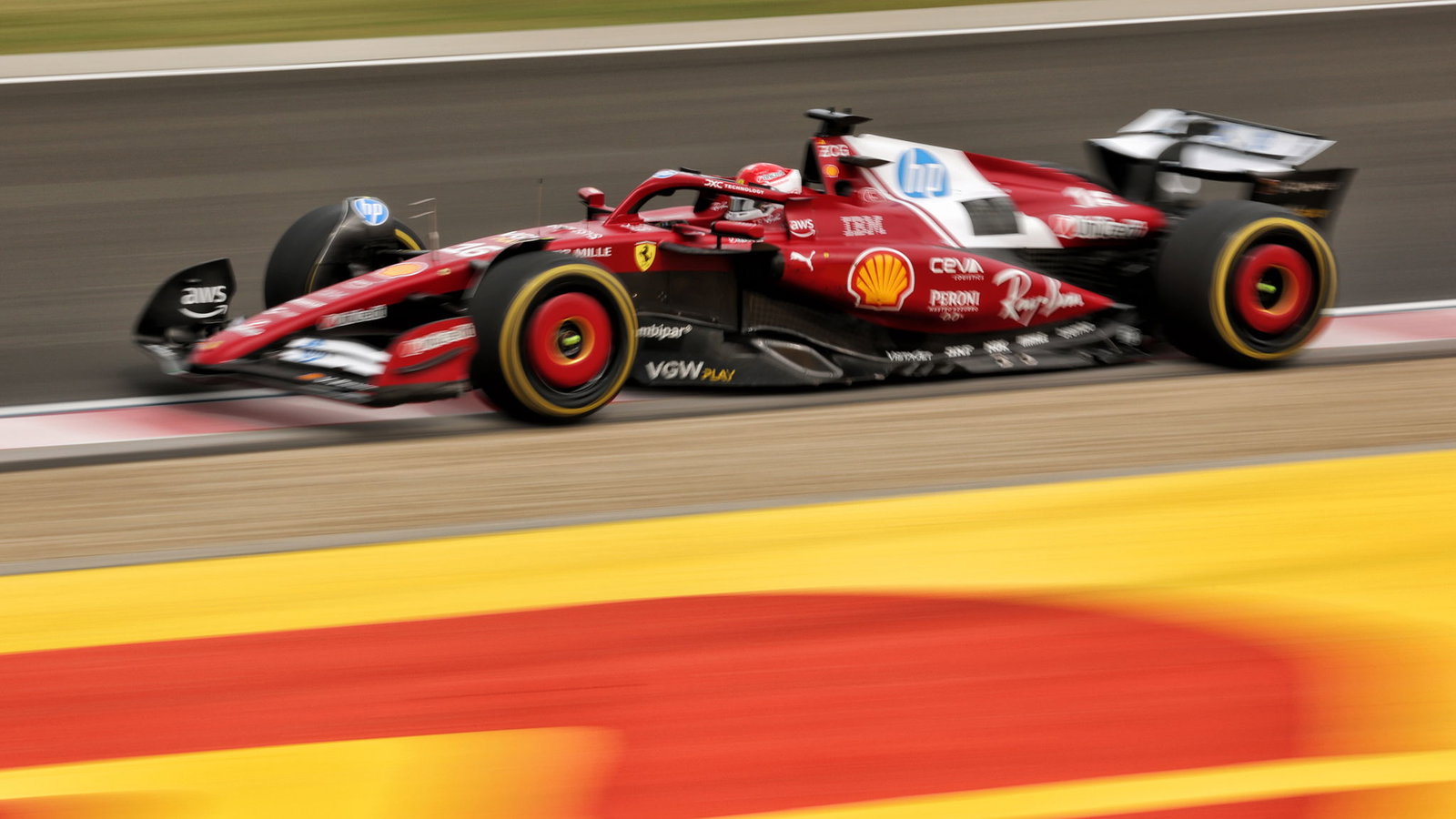 Charles Leclerc nursed his ailing Ferrari home 