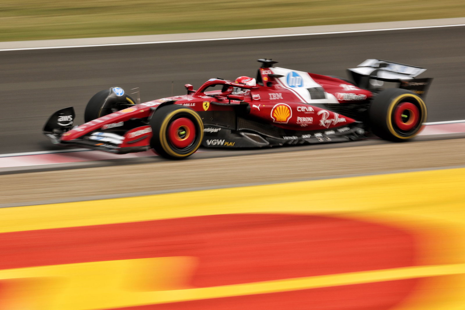 Charles Leclerc nursed his ailing Ferrari home 