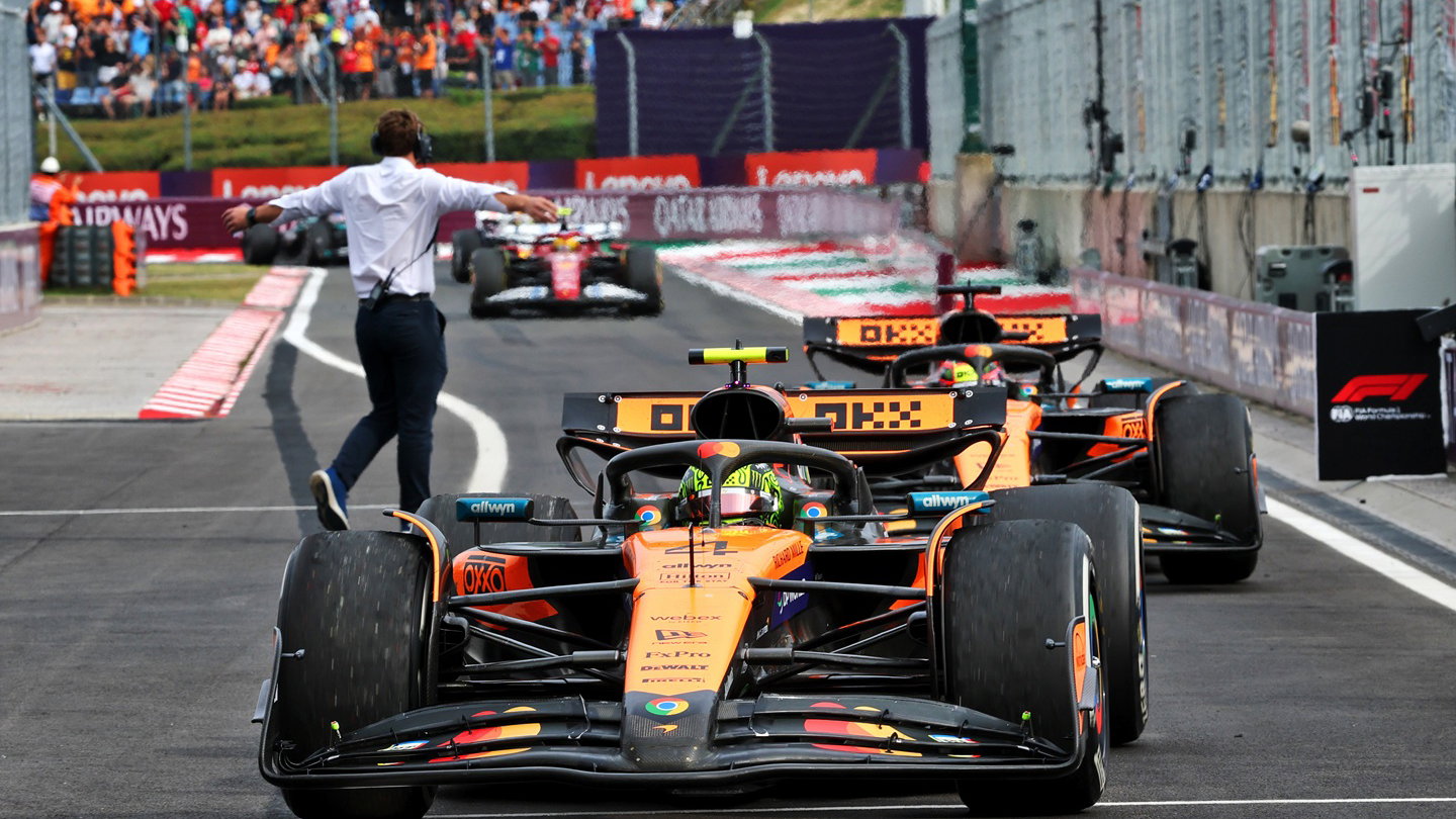 Lando Norris and Oscar Piastri