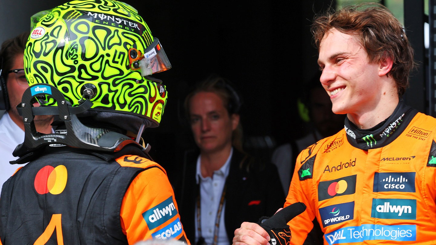 Lando Norris and Oscar Piastri