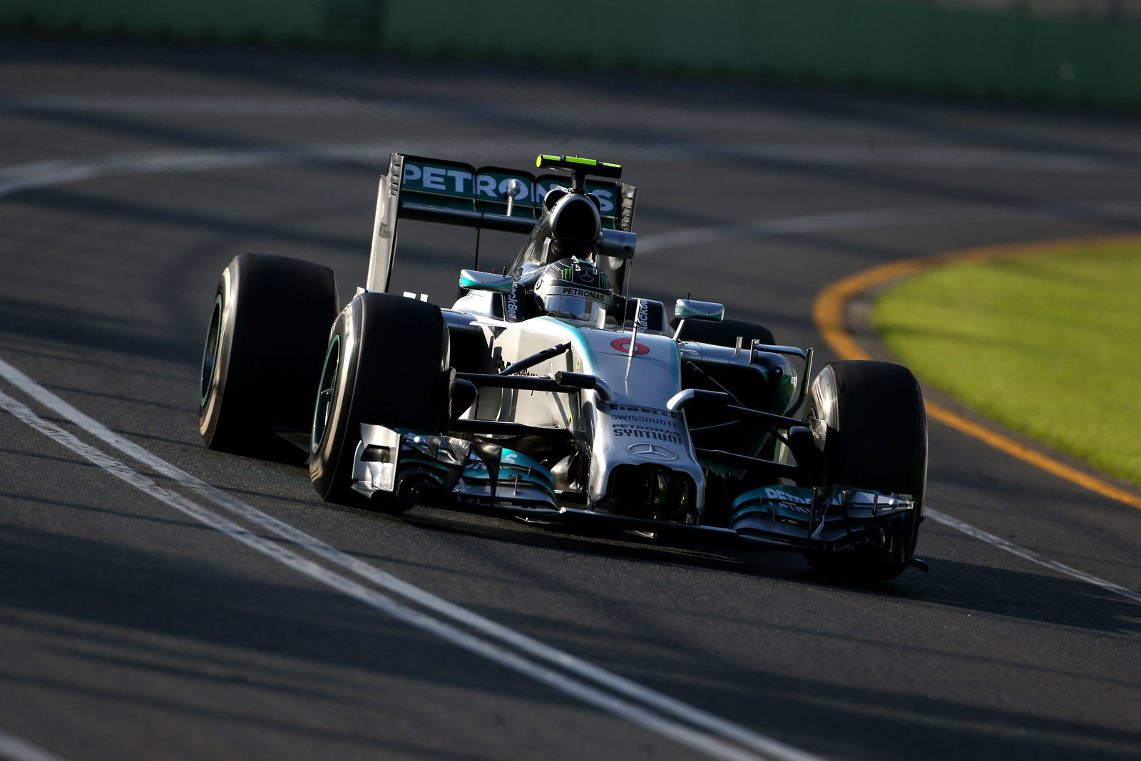 Nico Rosberg on track for Mercedes in 2014