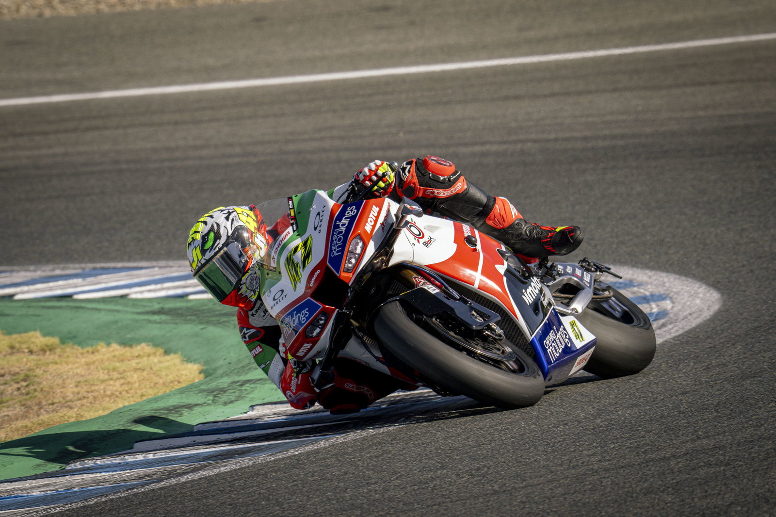Axel Bassani, 2025 WorldSBK Jerez (September) test. Credit: Bimota by Kawasaki Racing Team.