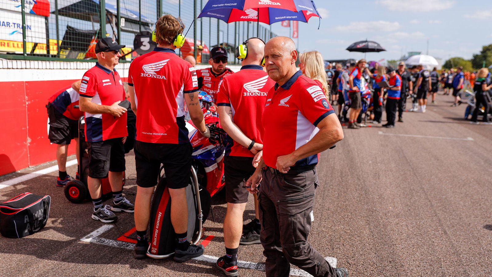 Havier Beltran, 2025 Thruxton BSB. Credit: Honda Racing UK.