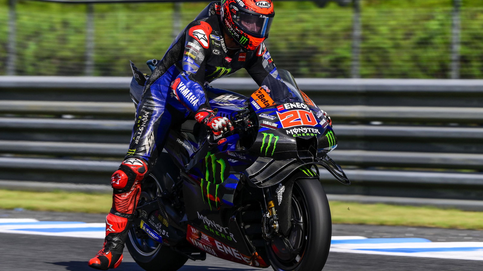 Fabio Quartararo, braking, 2024 Japanese MotoGP