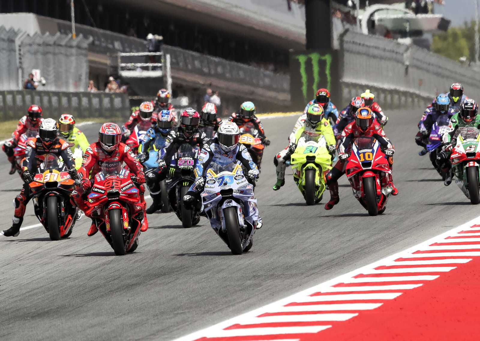 Start, 2025 Catalan MotoGP