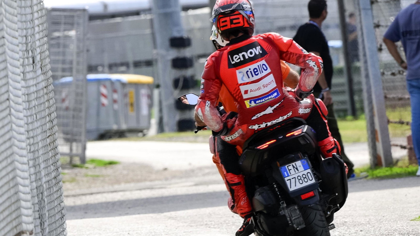 Marc Marquez, crash, 2025 San Marino MotoGP Sprint